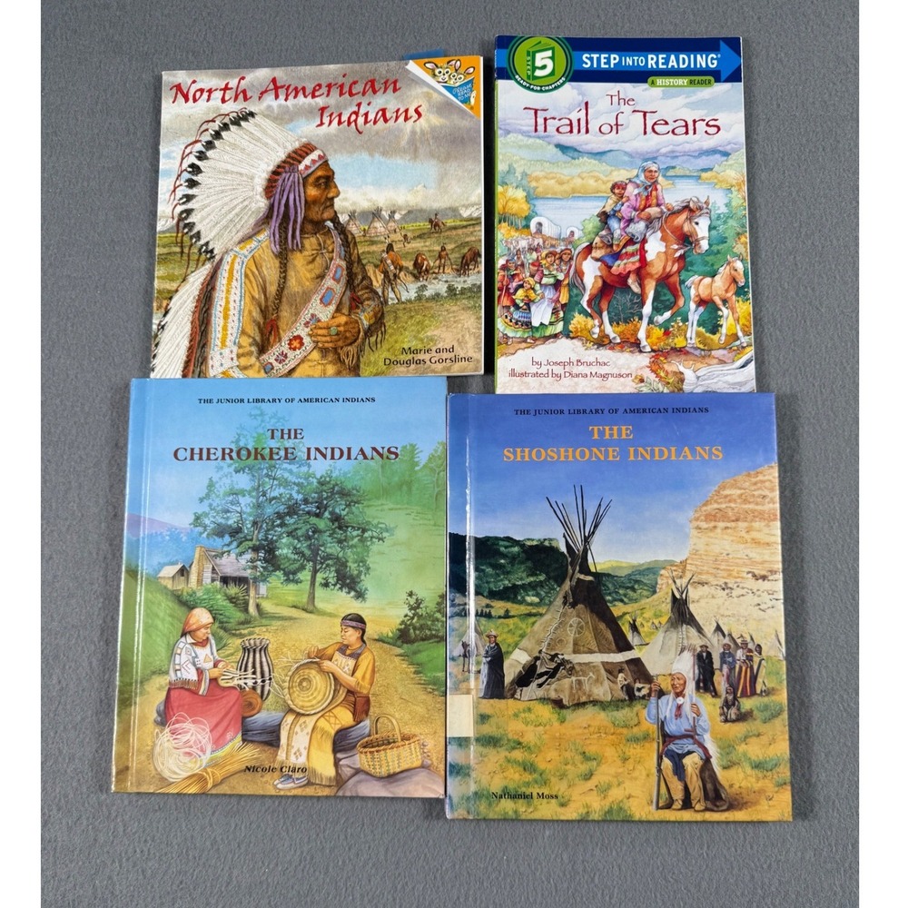 Native American History‎ Kids Book Lot | Trail of Tears | Cherokee | Shoshone